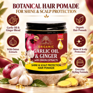 ORGANIC GARLIC OIL & GINGER Hair Pomade