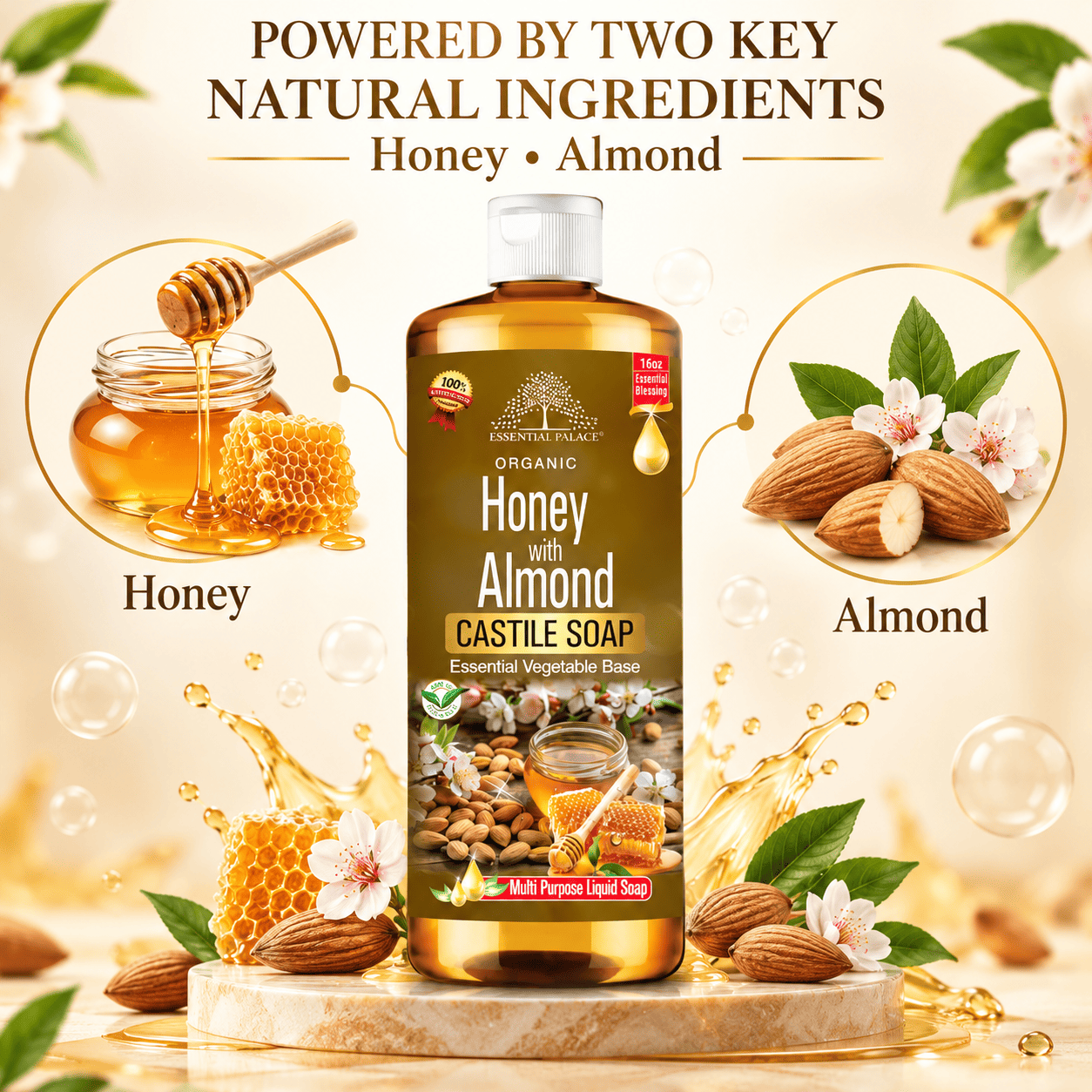 Honey with Almond Castile Soap