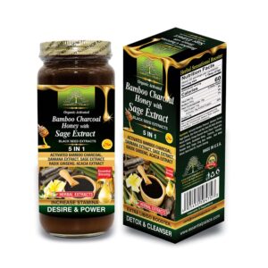 Bamboo Charcoal Honey with Sage Honey