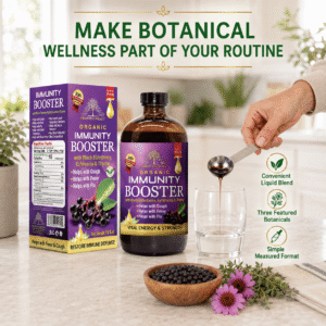 Organic Immunity Booster with Black Elderberry, Echinacea & Thyme Bitter