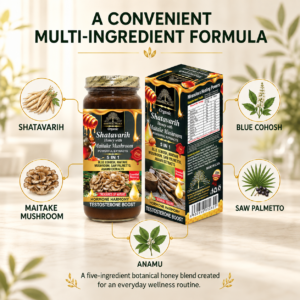 Organic Shatavarih Honey with Maitake Mushroom Honey