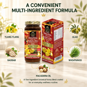 Organic Ylang -Ylang Honey with Baobab & Olives Honey