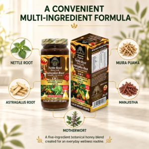 Organic Nettle Root Honey with Astragalus Root Honey