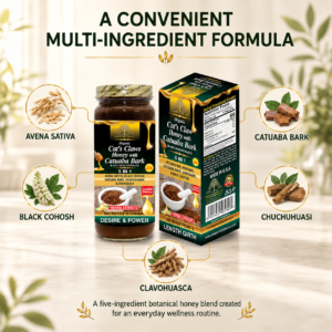 Organic Cat's Claw Honey with Catuaba Bark Honey