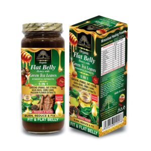 Flat Belly Honey with Green Tea Leaves