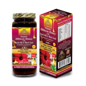 Hibiscus Honey with Royal Jelly & Black Seed Honey
