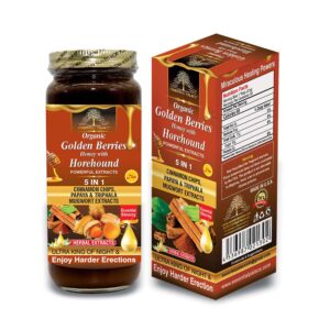 Golden Berries Honey with Horehound Honey