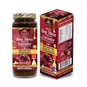 SEA MOSS HONEY WITH LAVENDER & BLACK SEED Honey