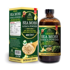 Sea Moss Green & Macca Powder