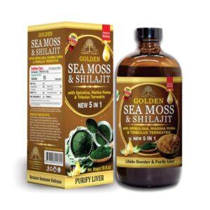 Organic Sea Moss Golden & Shilajit
