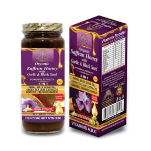 SAFFRON HONEY WITH GARLIC & BLACK SEED Honey