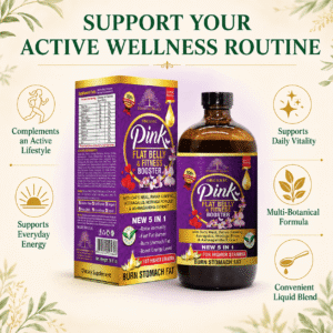 Organic Pink FlatBelly & Fitness Booster