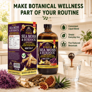 Organic Sea Moss Purple & BurDock