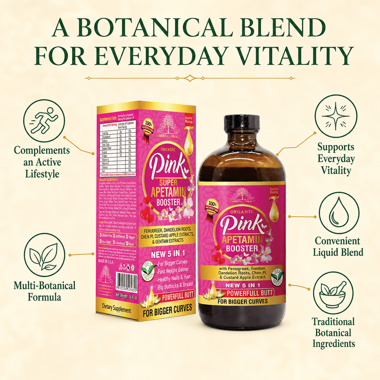 Organic Pink Apetamin Booster