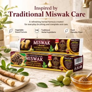 Organic Miswak Essential Toothpaste