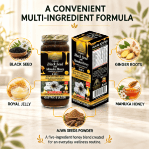 ORGANIC BLACK SEED WITH MANUKA HONEY
