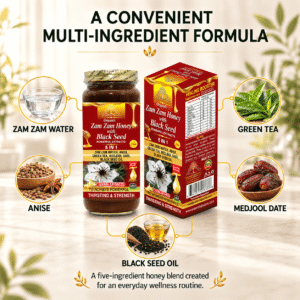 Organic Zam ZAM HONEY WITH BLACK SEED Honey