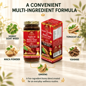 ORGANIC TONGKAT ALI HONEY WITH HORNY GOAT Honey