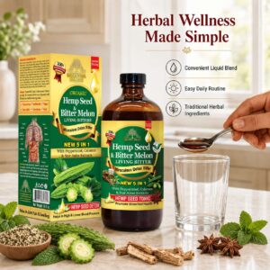 Organic Hemp Seed & Bitter Melon Bitters
