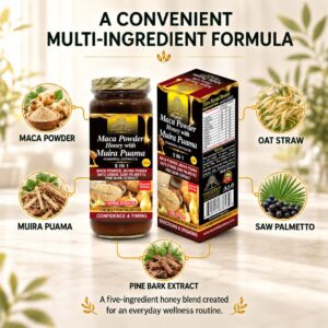 ORGANIC MACA POWDR HONEY WITH MURINA PUAMA Honey
