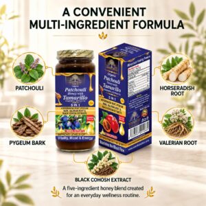 ORGANIC PATCHOULI WITH Tamarillo Honey