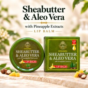 Organic Shea Butter & Aloe Vera Lip Balm with Pineapple Extracts