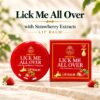 Organic Lick Me All Over Lip Balm with Strawberry Extracts
