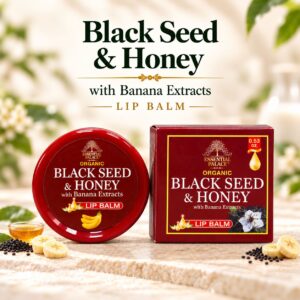 Organic Black Seed & Honey Lip Balm with Banana Extracts