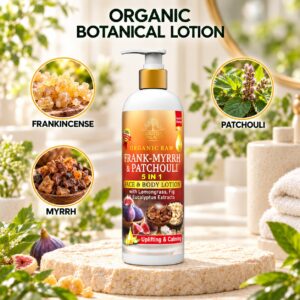 Organic Frank & Myrrh with Patchouli Face & Body Lotion