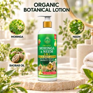 Organic Moringa & Neem Face & Body Lotion