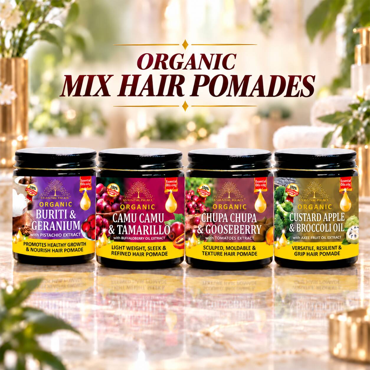 ORGANIC MIX HAIR POMADES