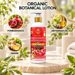 Organic Pomegranate & Abyssinian Face & Body Lotion