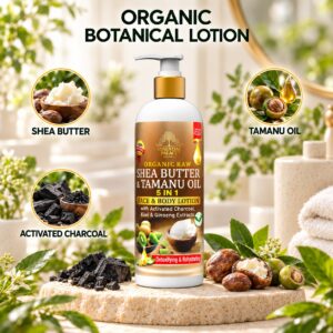 Organic Shea Butter & Tamanu Oil Face & Body Lotion